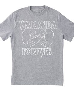 Wakanda Forever Black Panther Hand tshirt TPKJ1