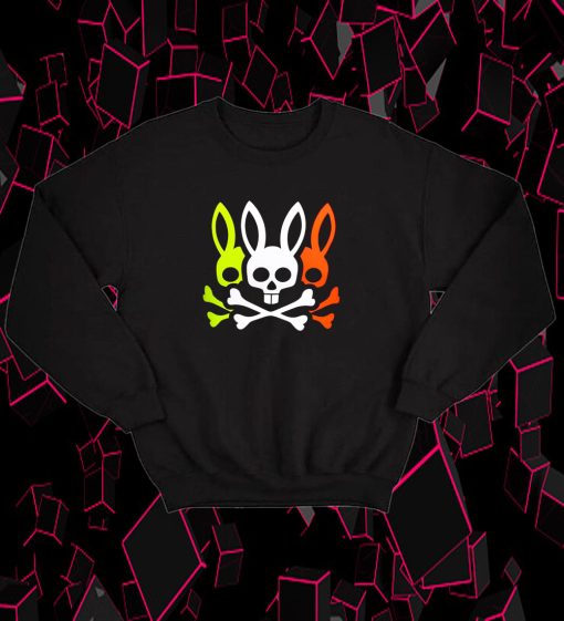 Psychedelic Bunny Psycho Bunny Sweatshirt