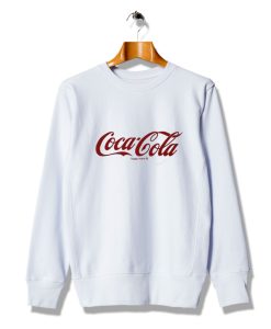 Awesome Cheap White Coca-Cola Vintage Sweatshirt