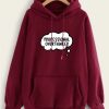 PROFESSIONAL OVERTHINKER MAROON HOODIE