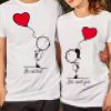 @ He asked She Said Yes Couple T Shirt