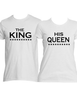 @ The King His Queen Couple T Shirt