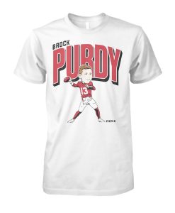 BROCK PURDY CARICATURE T SHIRT