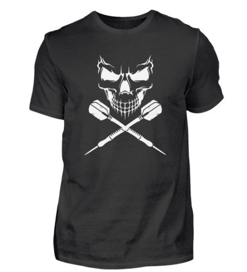 Skull Cross Darts T-Shirt thd